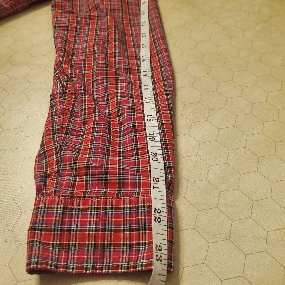 CLASSIC OUTDOOR VIBE! L.L. Bean Plaid Flannel Button Down - Picture 11 of 11